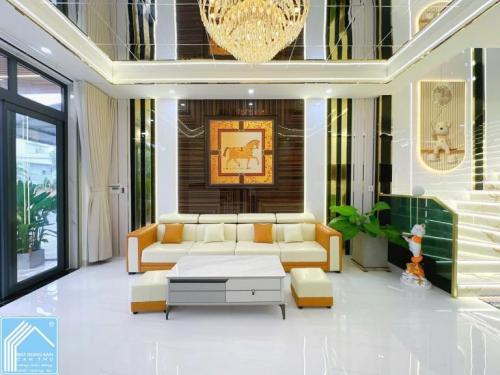 BÁN NHÀ 1T2L đúc, Sổ hồng, hoàn công, MẶT TIỀN - KDC Hồng Loan 6A