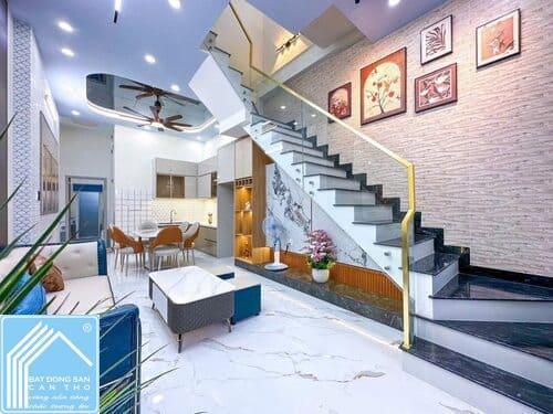 Bán nhà mới xây KDC 3A đường G1 Phường An Bình Quận Ninh Kiều tp Cần Thơ – full nội thất