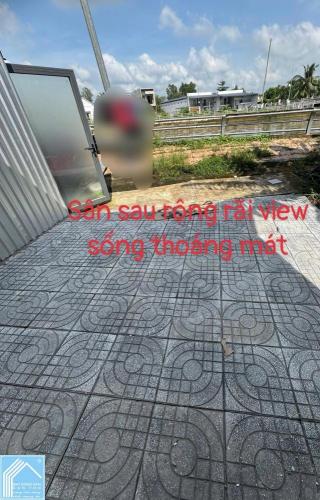 BÁN NHÀ PHỐ HIỆN ĐẠI. Có sân đậu ôtô, 2 MẶT TIỀN (trước Lộ - sau view sông)