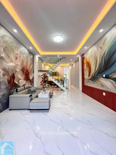 BÁN NHÀ MỚI XÂY 1 TRỆT 1 LẦU KDC PHÚ AN