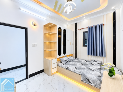 Bán Nhà Trệt Lầu đường số 6 đối diện bờ kè công viên kdc Thới Nhựt 2
