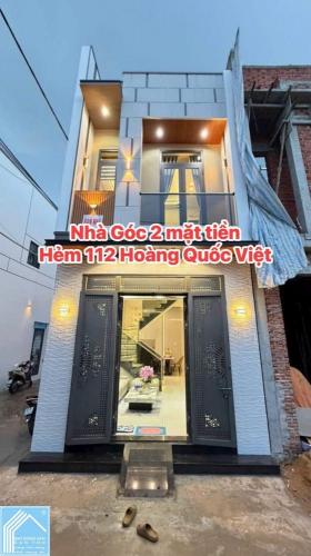 Bán Nhà Trệt Lầu góc 2 Mặt tiền hẻm 112 Hoàng Quốc Việt - Gần Chợ An Bình