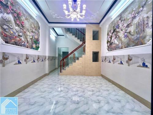 Bán Nhà Trệt Lầu Xây Mới Kế Trục chính KDC 3A Lộ Vòng Cung - Gần chợ Nổi + Trường Mầm Non