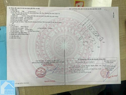 ​Bán nhà Trệt Lững Lầu KDC 586 gần chợ Phú Thứ,  P. Hưng Phú, Tp Cần Thơ.