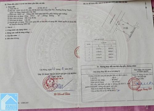 Biệt thự phố 8m x 13m nằm ngay công viên lớn KDC công ty 8