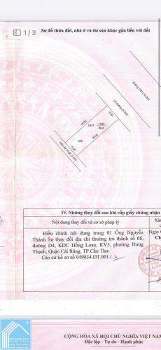 Cần bán nền Hồng Loan 106D26 - Diện tích: 5m x 16m = 80m2 - Lộ giới: 20m