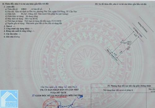 CẶP NỀN 5-7C4 KDC PHÚ AN, P. HƯNG PHÚ, CẦN THƠ.