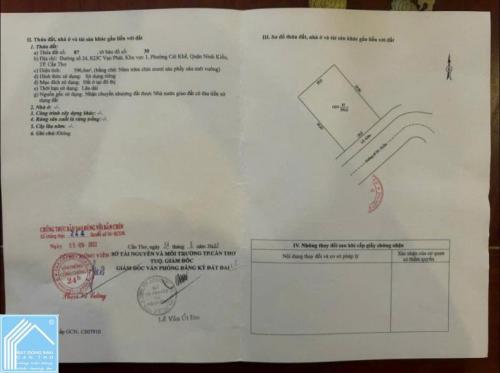 CG :Bán đất mặt tiền Trần Văn Giàu khu biệt thự Cồn Khương - giá 35 tỷ