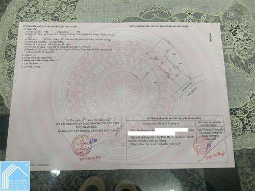 CHÍNH CHỦ Cần Bán NHÀ VÀ ĐẤT Mặt Tiền Đường Rạch Xẻo Da, Phường Thường Thạnh, Cái Răng, Cần Thơ