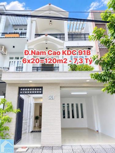 Cho Thuê Nhà trệt 2 lầu đường Nam Cao kdc 91b - thông trần hoàng na, nguyễn hiền