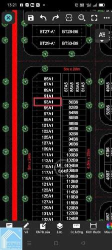 CÒN 1 NỀN ĐẸP 120M2 GI.Á RẺ NHẤT TRỤC CHÍNH ĐƯỜNG A1 KDC PHÚ AN - P. HƯNG PHÚ - TP. CẦN THƠ (3,2TỶ)