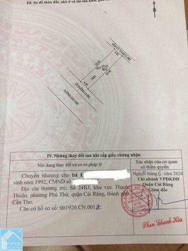 GIẢM 400 triệu CG*** NHÀ TRỆT ĐƯỜNG B3 KDC PHÚ AN ( GẦN CỔNG KHU DÂN CƯ ) 