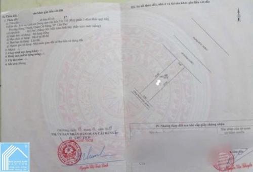NC BÁN NỀN L28 ĐƯỜNG SỐ 9 KDC VHTĐ P. CÁI RĂNG (P. HƯNG THẠNH, Q. CÁI RĂNG CŨ), TP CẦN THƠ