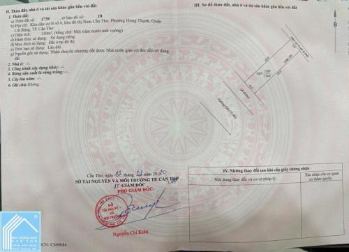 NC:Bán nền 185 Đường D26 KDC Hồng Loan 