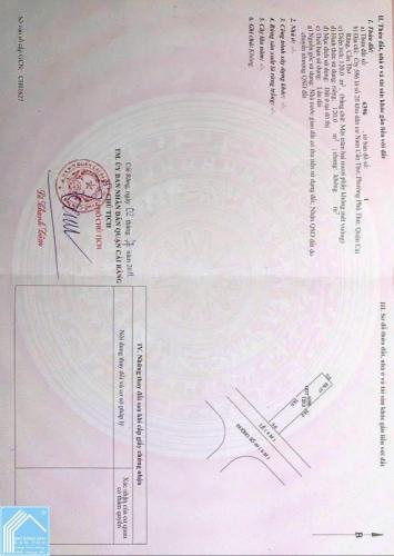 Nền 120m2 đường số 49 KDC 586, Hưng Phú, Cần Thơ_ Đối diện công viên GIÁ TỐT NHẤT KHU