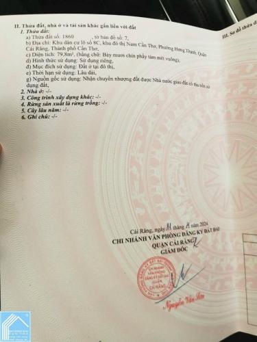  Nền A5-3 đường số 4 kdc Nam Long.  Vị trí: Kế góc đối diện Chung cư. Trục thông ra 1B.