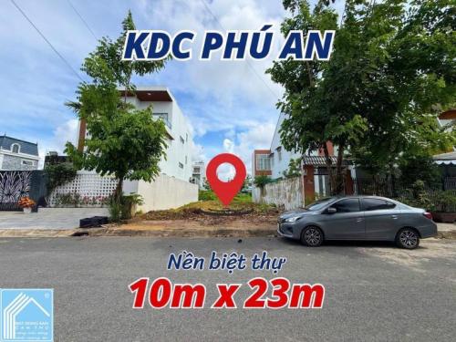 BÁN NỀN BIỆT THỰ 230M2 HIẾM CÓ ĐƯỜNG B9 KDC PHÚ AN - P. HƯNG PHÚ - TP. CẦN THƠ