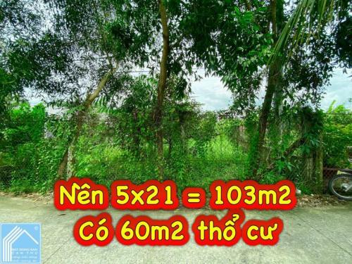   Nền Đẹp 5*21; Cách Chợ Vàm Xáng 350m, Lộ Ô Tô, Nhơn Nghĩa, Phong Điền 