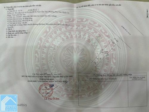 Nền đẹp giá tốt đường số 15 KDC 586, Phường Cái Răng, Cần Thơ