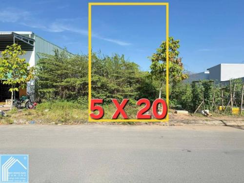 NỀN MẶT TIỀN Đ. BÙI QUANG TRINH TRỤC CHÍNH KHU DÂN CƯ PHÚ AN - PHƯỜNG HƯNG PHÚ -TPCT 