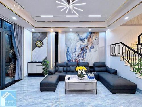 NHÀ 1 TRỆT 1 LẦU - SÂN THƯỢNG FULL NỘI THẤT CAO CẤP TẠI ĐƯỜNG D6 - KDC HỒNG LOAN.