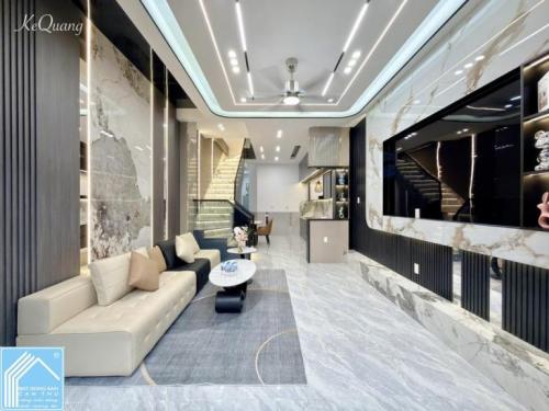 nhà 1 trệt 1 lầu gần đại học y, diện tích 4,1 x 16,15 = 67㎡. 3 phòng ngủ full nội thất