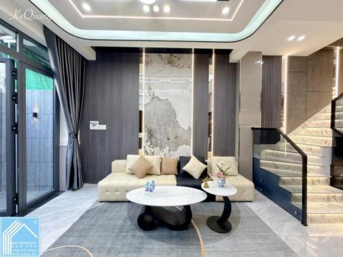 nhà 1 trệt 1 lầu gần đại học y, diện tích 4,1 x 16,15 = 67㎡. 3 phòng ngủ full nội thất