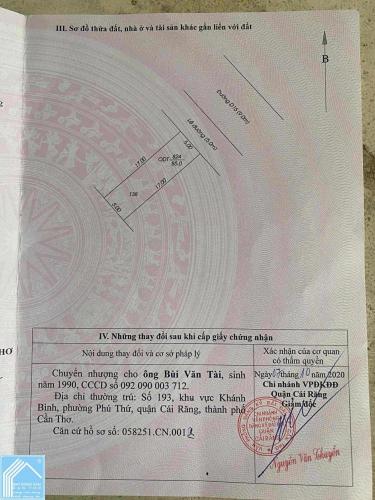 NHÀ 1TRỆT 1LẦU SÂN THƯỢNG KDC HỒNG LOAN 6A - GẦN BẾN XE CẦN THƠ.