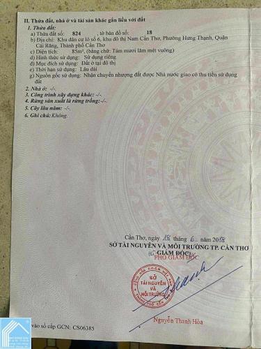 NHÀ 1TRỆT 1LẦU SÂN THƯỢNG KDC HỒNG LOAN 6A - GẦN BẾN XE CẦN THƠ.
