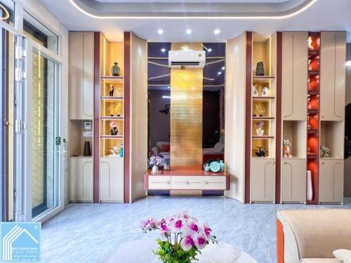 NHÀ LẦU KDC CỬU LONG THIẾT KẾ HIỆN ĐẠI LỘ XE 16 CHỖ