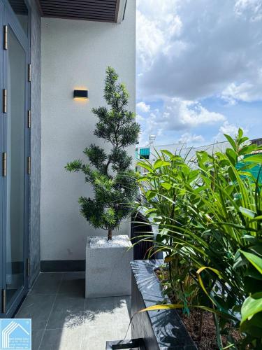 NHÀ TRỆT 2 LẦU + SÂN THƯỢNG HẺM SAU LƯNG CHỢ AN HÒA