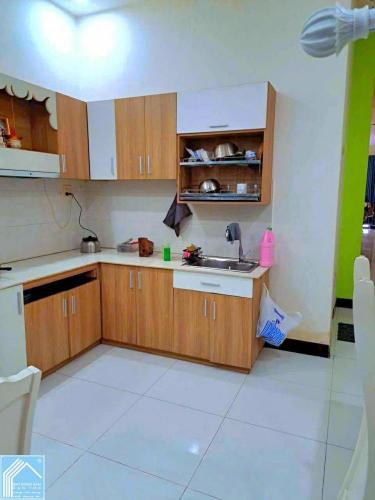 NHÀ TRỆT ĐẸP THIẾT KẾ 2 NHÀ WC RỘNG & 90% NỘI THẤT KDC PHÚ AN
