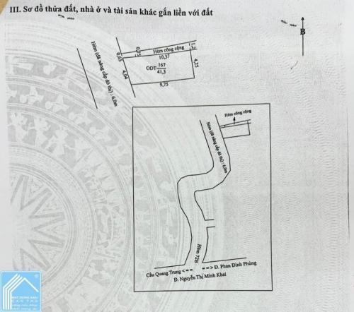 NHÀ TRỆT LẦU ĐÚC - TRỤC CHÍNH HẺM 72B ĐƯỜNG NGUYỄN THỊ MINH KHAI – SÁT BÊN CHỢ TÂN AN