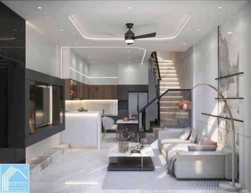 Nhà Trệt Lầu Full Nội Thất - Đường B3 - KDC Tân Phú - P. Hưng Phú - TP Cần Thơ. Sổ hồng hoàn công