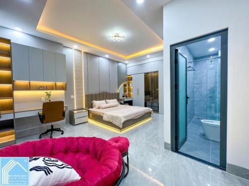 Siêu phẩm nhà mẫu đang xây - Nhà 1 Trệt 2 Lầu Đầu Đường D7 sát Trục chính 1