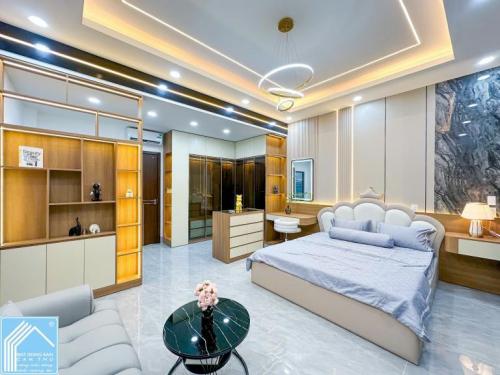 Siêu phẩm nhà mẫu đang xây - Nhà 1 Trệt 2 Lầu Đầu Đường D7 sát Trục chính 1