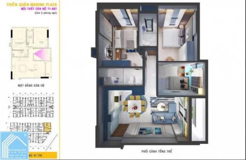 THIÊN QUÂN MARINA PLAZA – Chung cư tháp đôi 23 tầng hiếm hoi được phê duyệt cao tầng tại Ninh Kiều